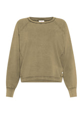 LONG SLEEVE T-SHIRT WITH BROWN FADE EFFECT - T-shirts - Outlet | DEHA