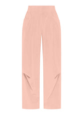 PANTALONE BALLOON VELLUTO MILLE RIGHE ROSA - Pantaloni | DEHA