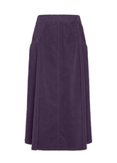 GONNA IN VELLUTO CON PINCES VIOLA - Archive Sale | DEHA