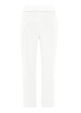CORDHOSE MIT FALTEN - WEISS - Hosen - Outlet | DEHA