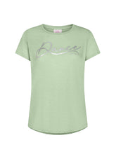 GREEN SLUB COTTON T-SHIRT WITH PRINT - Leisurewear | DEHA