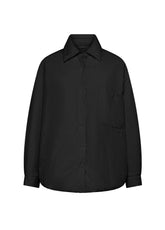 CAMICIA OVERSIZE LEGGERMENTE IMBOTTITA NERO - Giacche e Giubbotti | DEHA