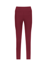 HIGH WAIST LEGGINGS - RED - CORDOVAN RED | DEHA