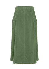 GONNA IN VELLUTO CON PINCES VERDE - Archive Sale | DEHA
