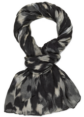 PASHMINA STAMPATA MISTO LANA GRIGIO - WATERCOLOR GREY | DEHA