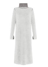 ABITO A MAGLIA BICOLOR BIANCO - Archive Sale | DEHA