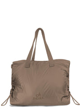 LIGHTWEIGHT NYLON SHOPPER BAG BROWN - Accessories - Outlet | DEHA