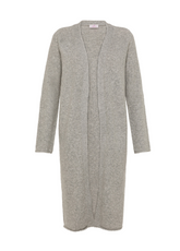 CARDIGAN LUNGO IN MAGLIA GRIGIO - Felpe e Maglie - Outlet | DEHA