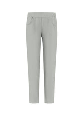 STRETCH COTTON TROUSERS - GREY - ICE GREY | DEHA