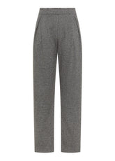SOFT GREY PINSTRIPE TROUSERS - Outlet | DEHA
