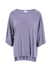 T-SHIRT YOGA OVERSIZE VIOLA - BRIGHT VIOLET | DEHA