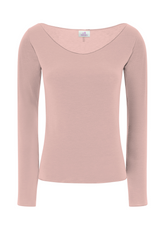 SHIRT AUS KASCHMIRGEMISCH - PINK - MISTY ROSE | DEHA