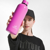 FELPA STAMPATA IN MODAL CON NODO ROSSO - WATERCOLOR RED | DEHA