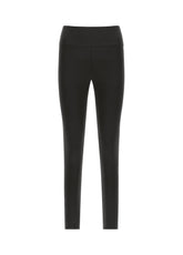 LEGGINS MIT HOHEM BUND, SCHWARZ - BLACK | DEHA