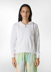 CORE FULL-ZIP LIGHT HOODIE - WHITE - WHITE | DEHA