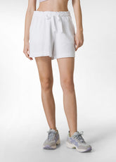 FRENCH TERRY SHORTS - WHITE - WHITE | DEHA