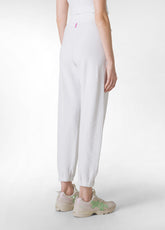 FRENCH TERRY JOGGER PANTS - WHITE - WHITE | DEHA