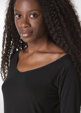 MAGLIETTA IN MISTO CASHMERE NERO - BLACK | DEHA