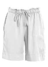 CREPE VISCOSE SHORTS - WHITE - DEHA ESSENTIALS | DEHA