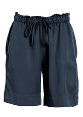 CREPE VISCOSE SHORTS - BLUE - DEHA ESSENTIALS | DEHA