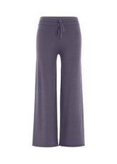 WIDE LEG KNITTED PANTS, PURPLE - Archive Sale | DEHA