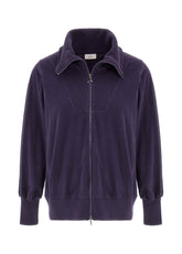 LOUNGE POLAR FLEECE JACKET, PURPLE - Archive Sale | DEHA